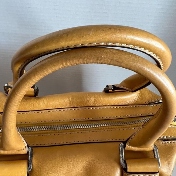 MICHAEL MICHAEL KORS Leather Double Handle Handbag Satchel - Picture 5 of 15